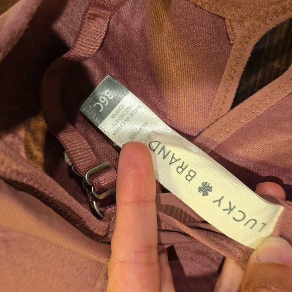 Lucky Brand Pink Seamless T-Shirt Bra - Picture 3 of 3